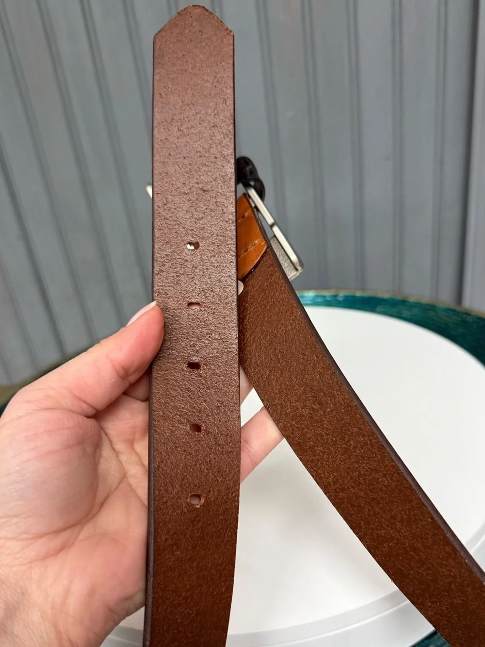 Eagle Wings Kansas State Wildcats Brown Leather Belt Size 34